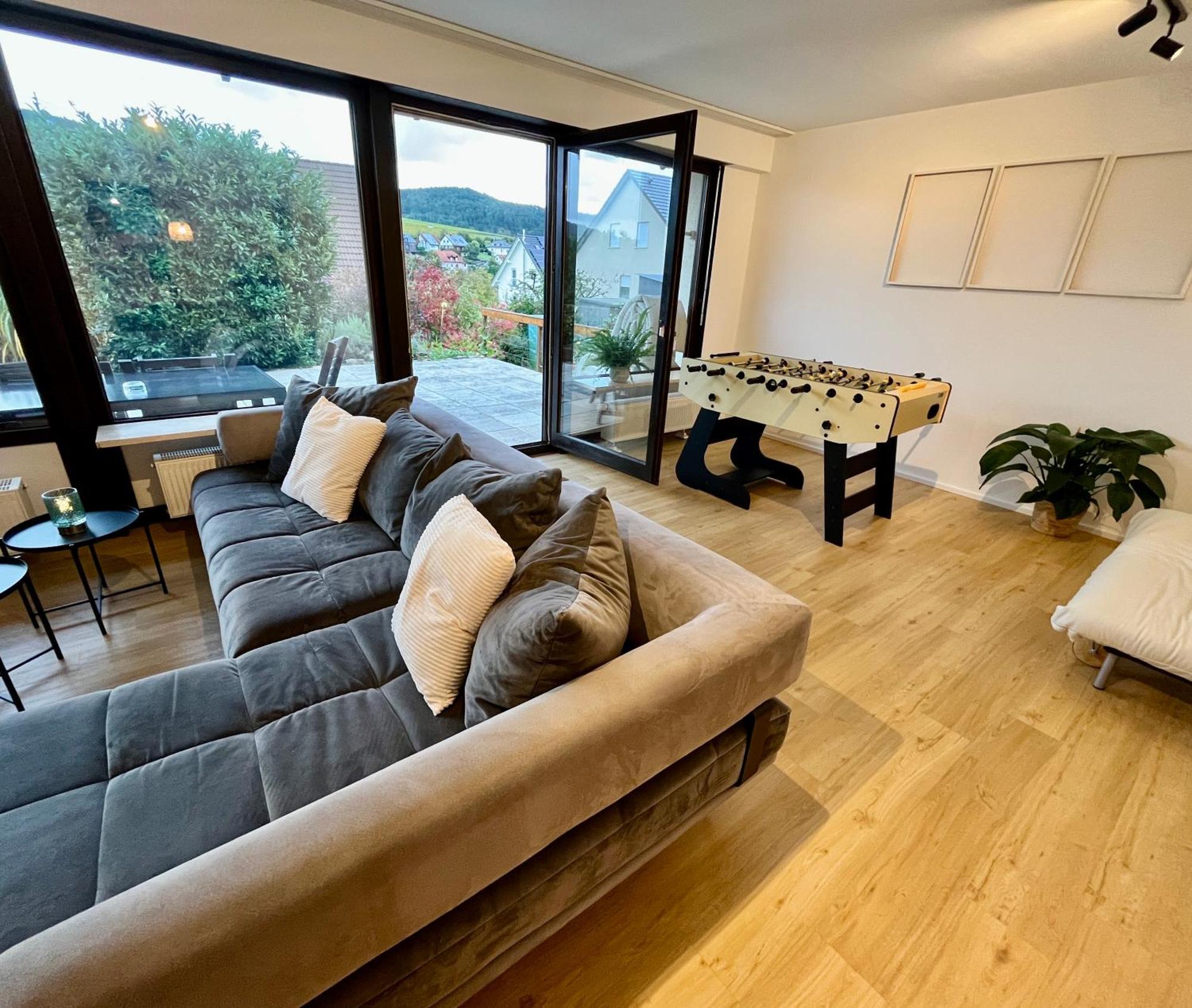 Ferienhaus Weinbergblick - Nahe Wuerzburg - 2 Schlafzimmer - Familienfreundlich - Terrasse Unterleinach Exterior foto